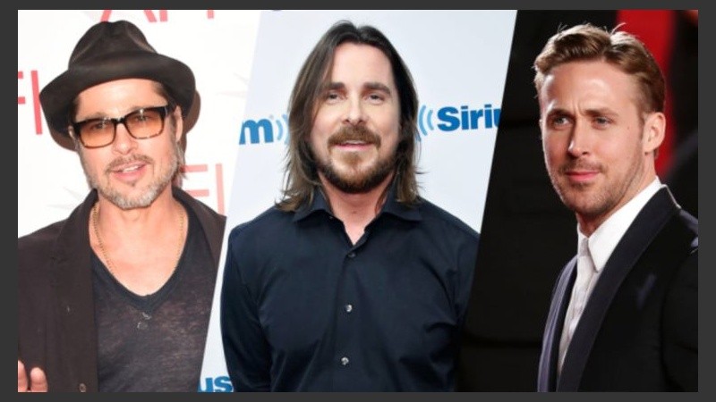 Brad Pitt, Ryan Gosling y Christian Bale juntos en una película