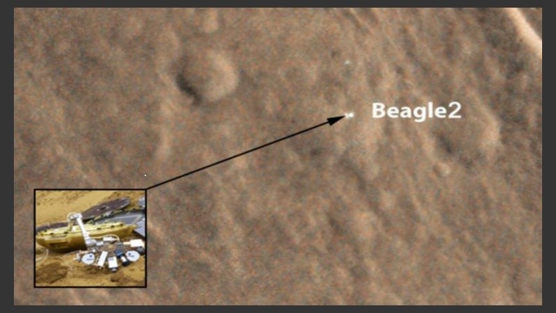 Sonda Beagle 2 hallada después de 11 años