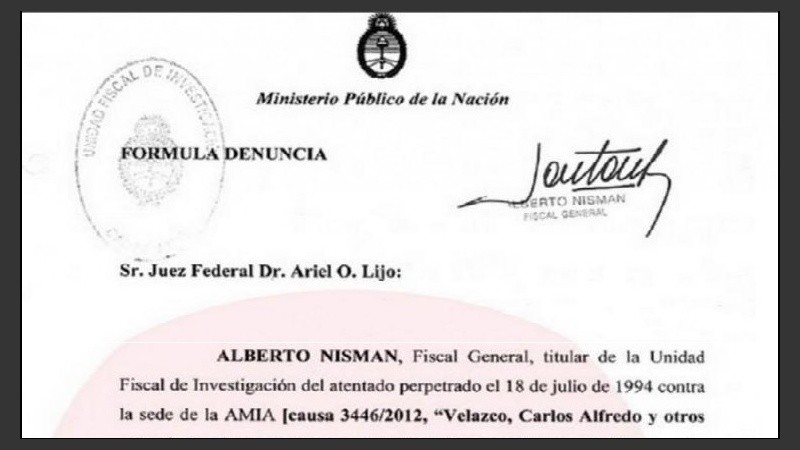 La denuncia de Nisman tomó estado público tras su muerte.