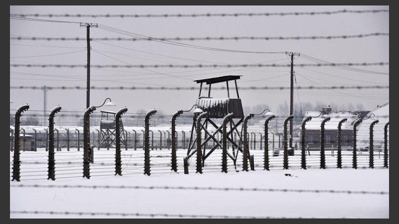 Vista general de las instalaciones del campo de concentración