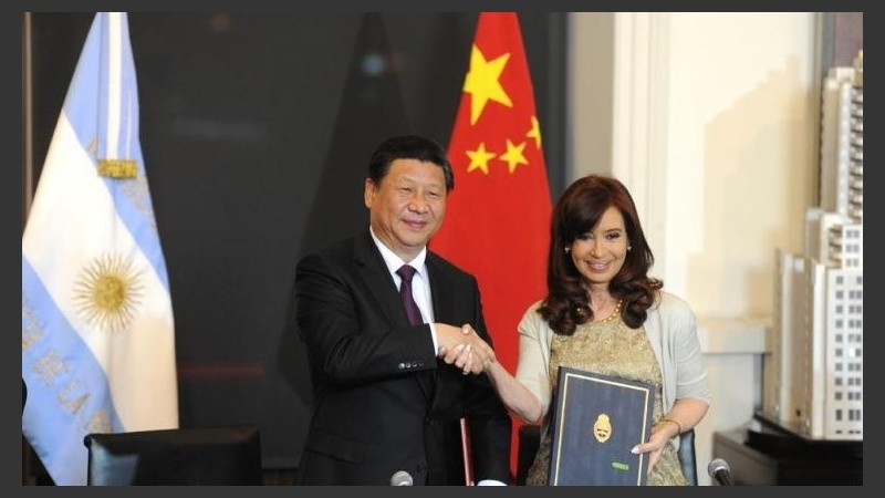 La presidenta tiene previsto reunirse con su par chino.