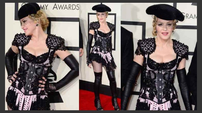 ¡Olé! Como toda una torera, Madonna sorprendió en la gala de los Grammy 2015.