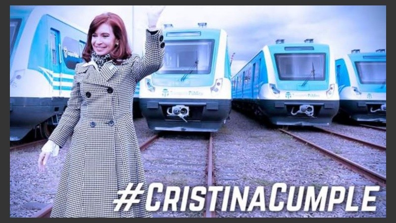 Con críticas y saludos, el cumpleaños de Cristina copó Twitter.
