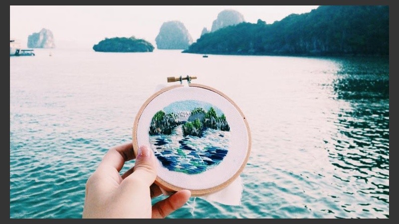 A fines de 2014 comenzó a realizar esta serie de fotos. (Ha Long Bay, Vietnam).