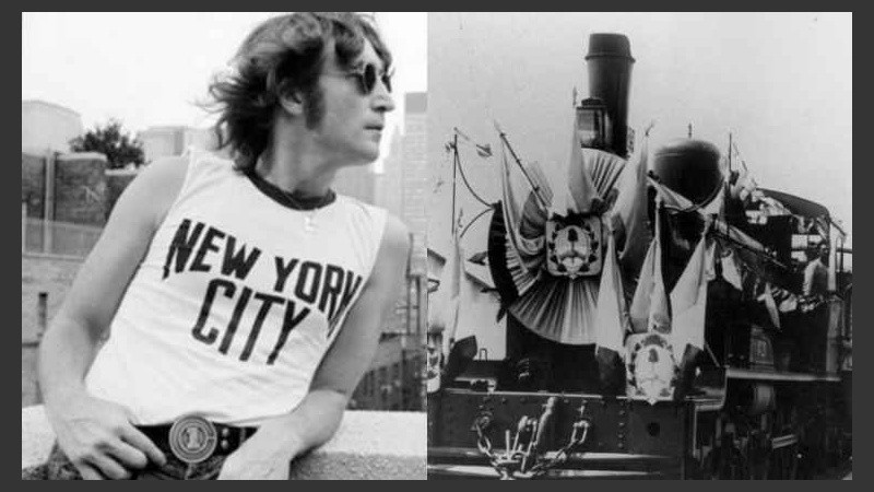 Agostos de 1974. Una mítica sesión de fotos de John Lennon.