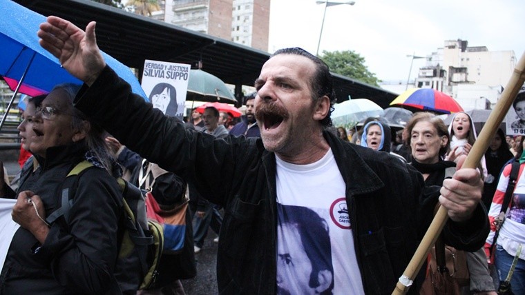 El grito de Justicia se hizo sentir en la movilización.