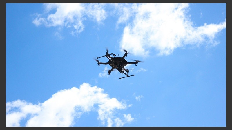 Uno de los dos drones que compró la provincia de Santa Fe para la seguridad.
