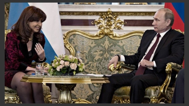 Cristina y Putin hicieron un balance del encuentro. 
