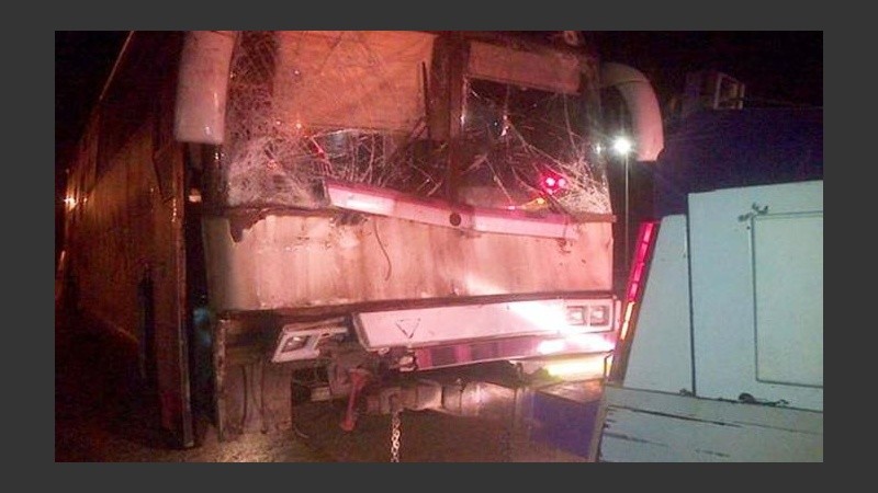 El más afectado fue el camionero, que fue trasladado a Rosario.
