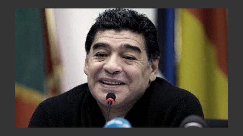 Maradona se puso las pilas con la dieta. 