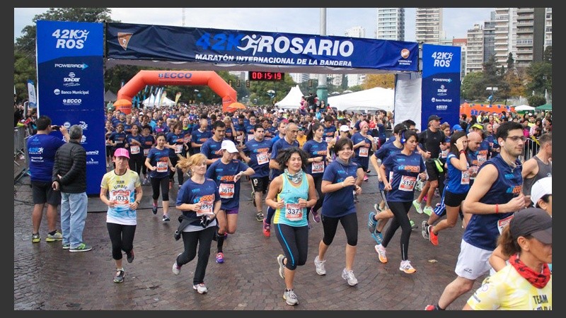 En Rosario se corren unas 28 maratones por año.
