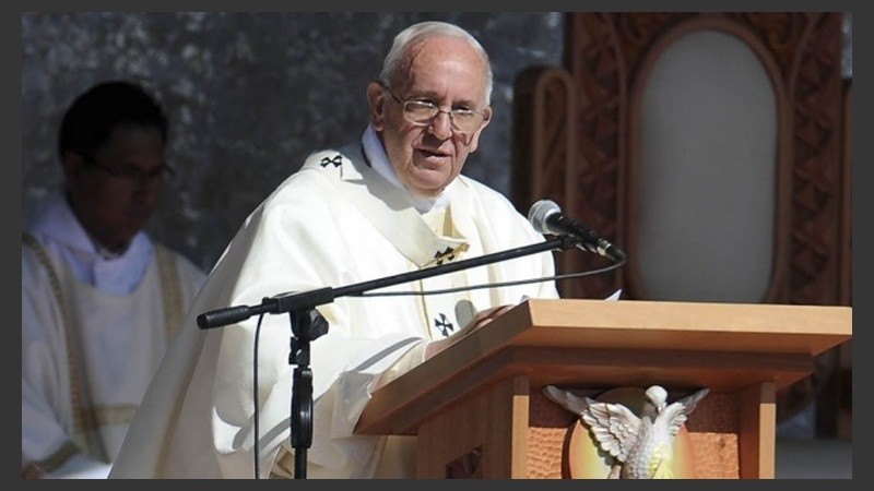 El Papa habló desde el Vaticano.