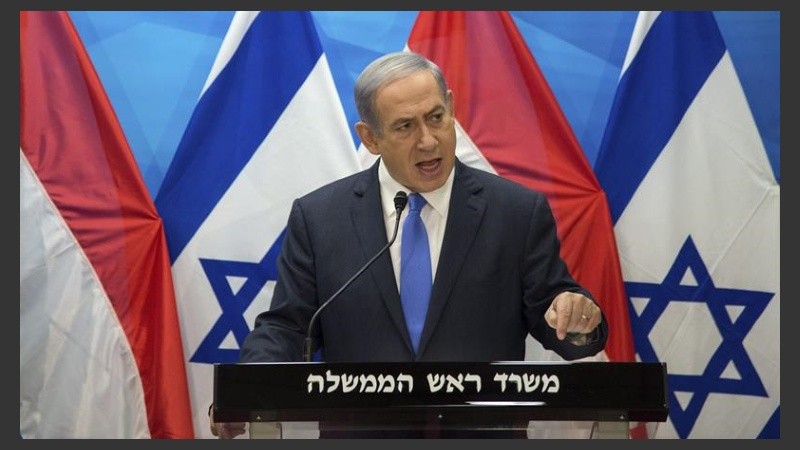 El primer ministro israelí se manifestó en contra del acuerdo con Irán. 