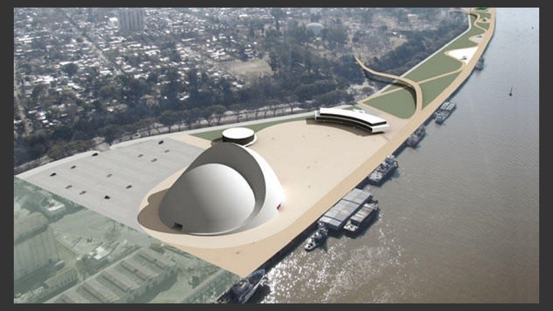 El proyecto ideado por Niemeyer cuenta con un auditorio para 2.500 personas y una explanada para 30 mil. 
