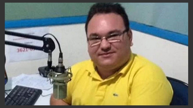 Gledyson Carvalho, el periodista asesinado.