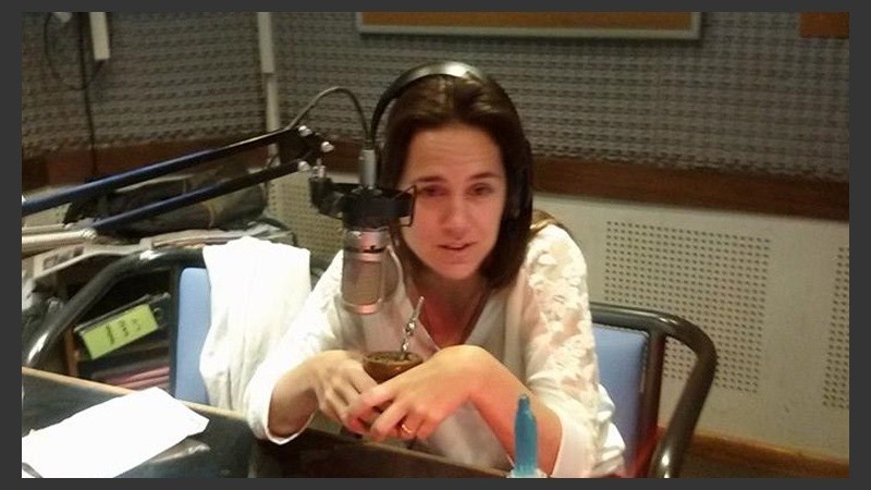 La candidata del PRO en Radio 2.