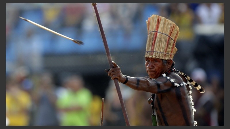 Arrancaron los Juegos Mundiales de los Pueblos Indígenas en Brasil. (EFE)