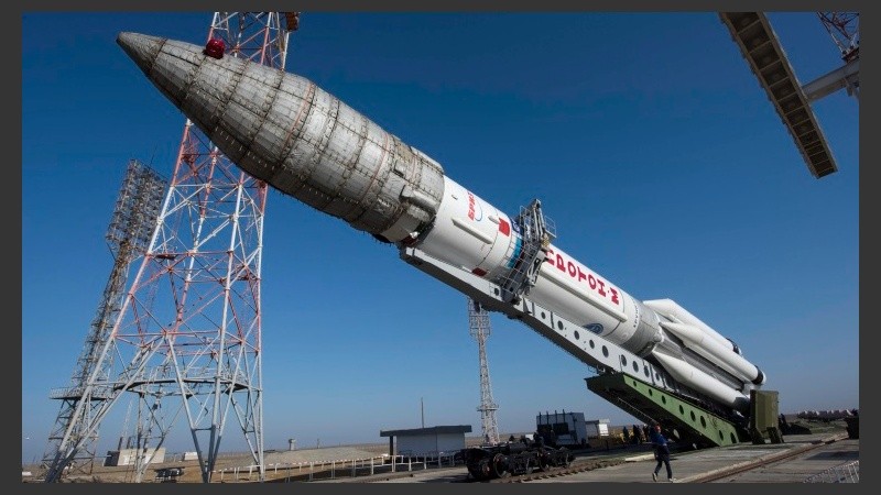 El cohete Proton-M llevará la misión ExoMars hasta Marte.