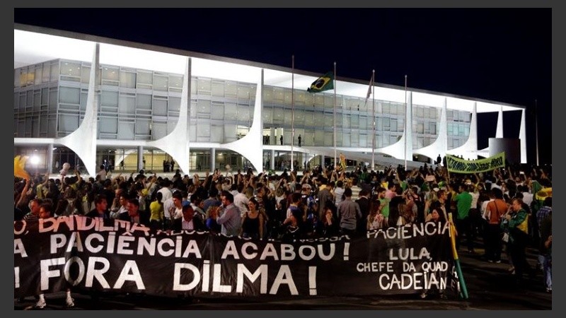 Siguen las manifestaciones en contra del gobierno en Brasil. 