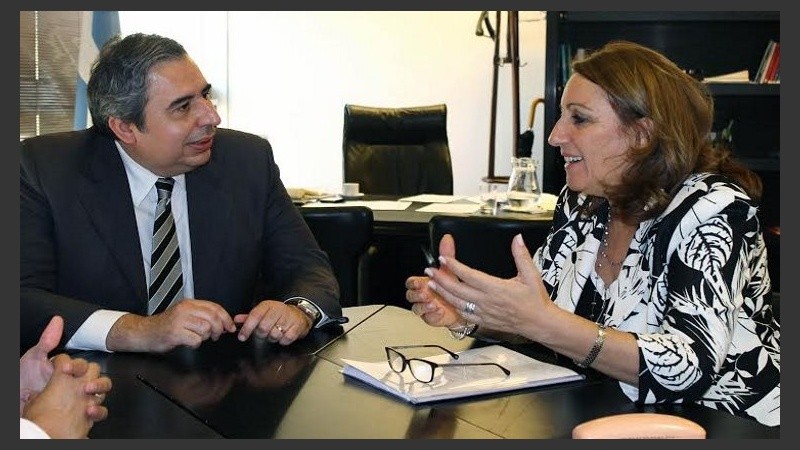 La intendenta mantuvo una reunión con Sergio Canu