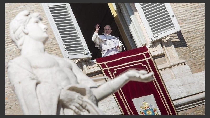 El Papa en el Ángelus de este domingo.