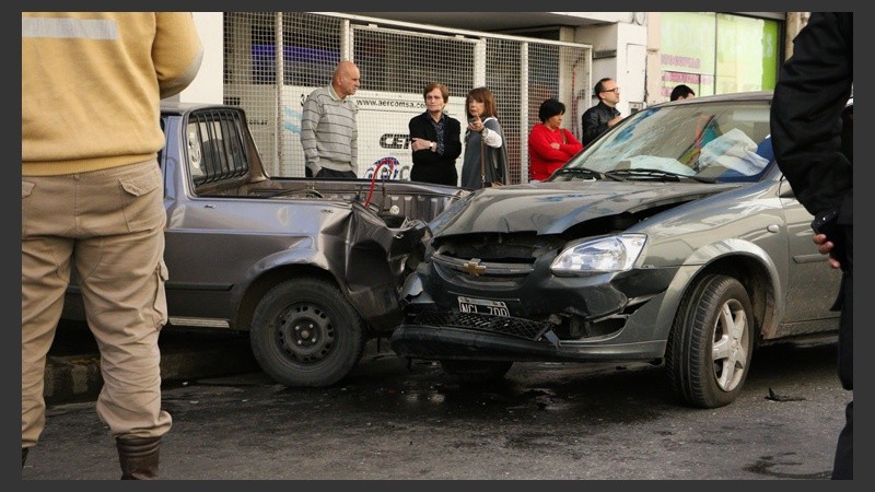 El accidente en Mitre casi Córdoba.