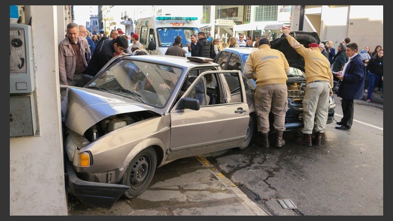 El accidente en Mitre casi Córdoba.