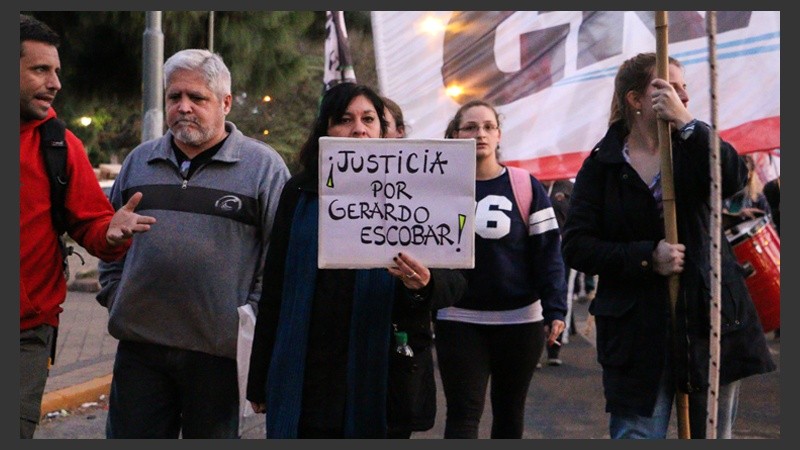 Gerardo Escobar fue asesinado en agosto de 2015.