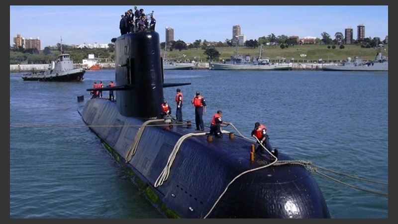 Una foto de archivo del submarino.