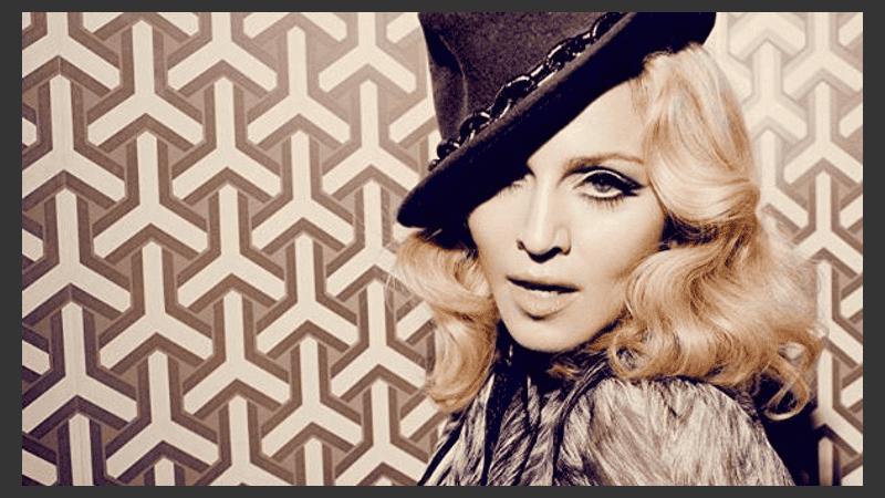 Madonna se animó a publicar una foto de su intimidad. 