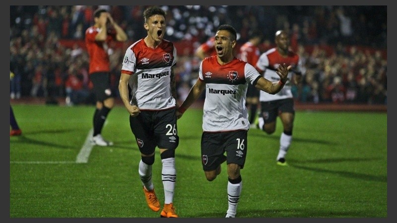 Fértoli gritando su gol ante Independiente el viernes pasado. 