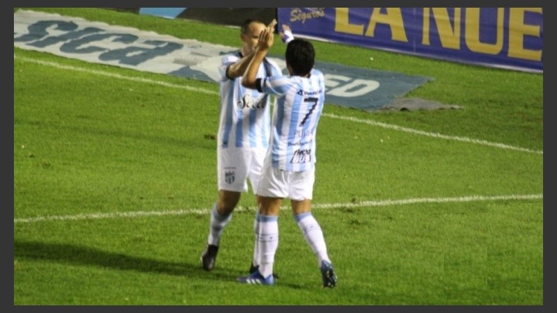 Matos y Rodríguez, los autores de los goles del Decano.