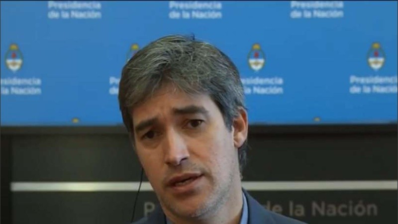 El secretario de Asuntos Políticos e Institucionales del Ministerio del Interior, Adrián Pérez.