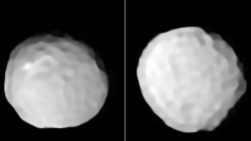 Pallas es el objeto con más cráteres que se conoce en el cinturón de asteroides.