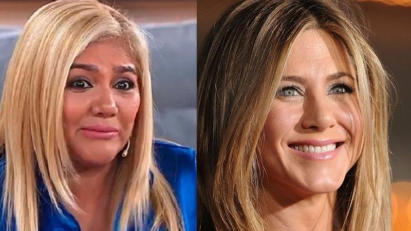 El parecido entre la Bomba y Aniston despertó catarata de memes.