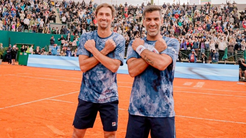 Andrés Molteni y Máximo González es una pareja que está consolidada en el circuito de dobles.
