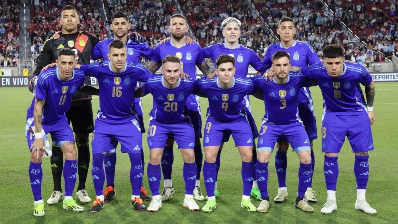 El equipo argentino que inició el juego ante Costa Rica