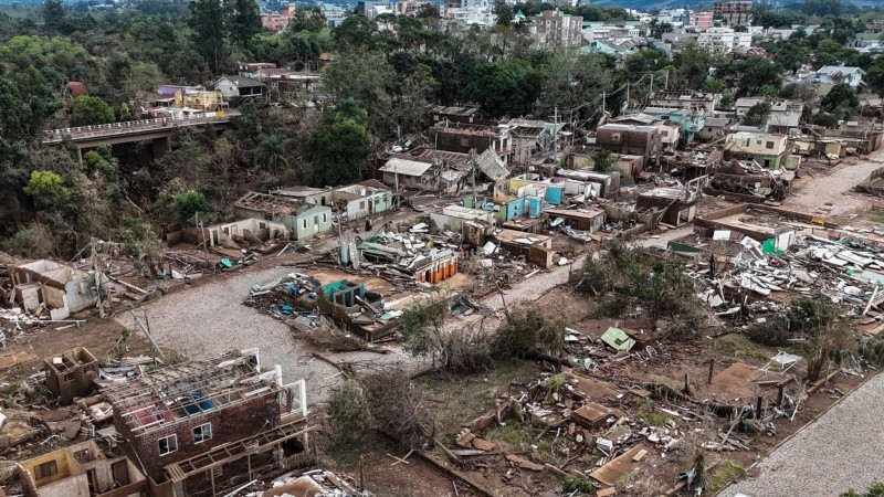 Operación de guerra en el sur de Brasil para rescatar a las víctimas de las inundaciones