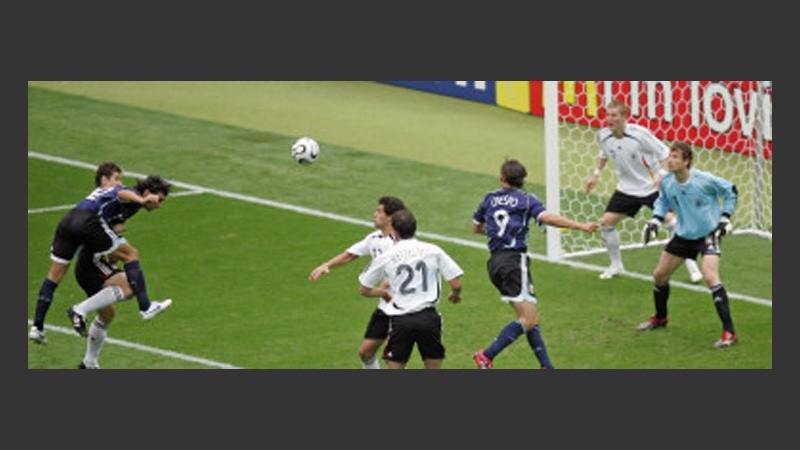 Ayala marcó el gol apenas arrancó el segundo tiempo.