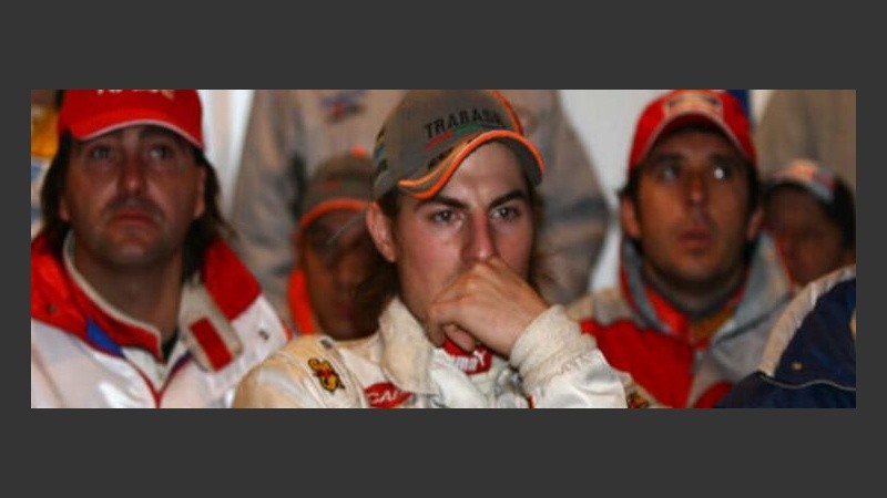   El dolor de los pilotos del TC, que optaron por no correr. (Télam) 