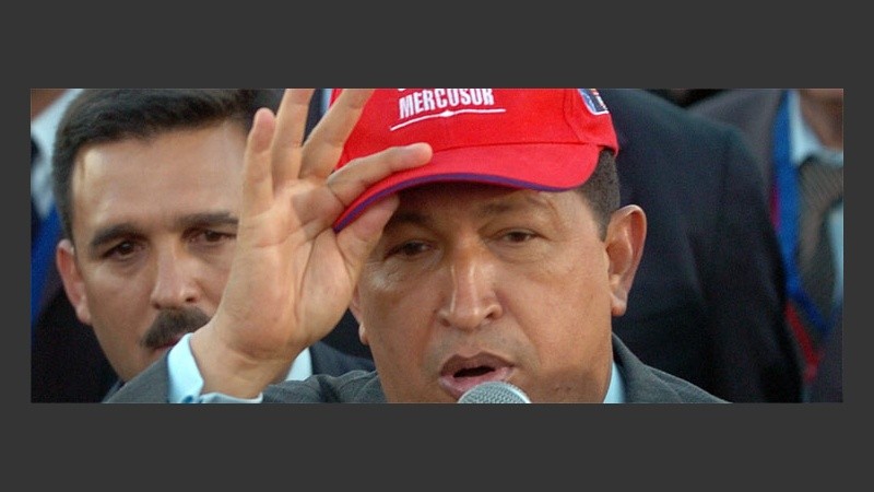 Chávez no paró de hablar (EFE). 