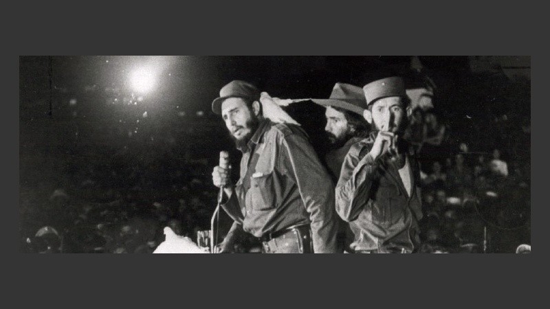 Una imagen histórica de Fidel en los principios de la revolución (EFE).