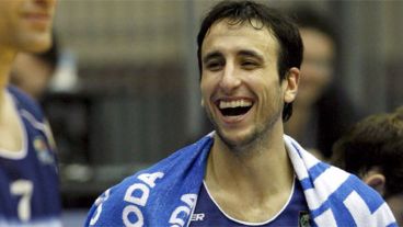 Ginóbili con una sonrisa después del triunfo