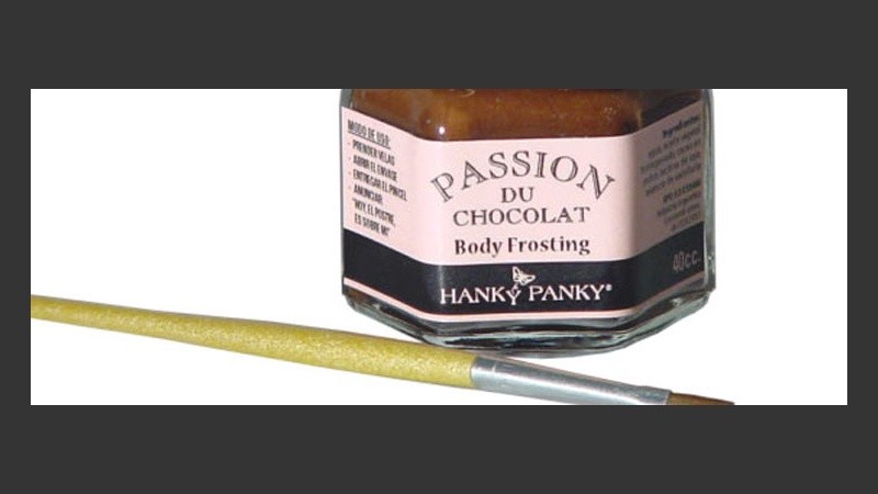 Chocolate para pintar sobre la piel y luego ¿porqué no?... comer