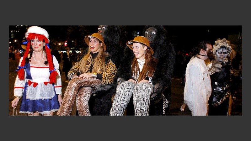 El público también estaba disfrazado (EFE).