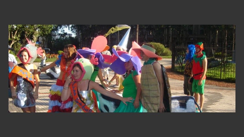 La concentración fue en plaza San Martín.