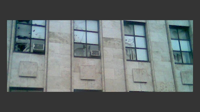 En Tribunales había un verdadero desastre.