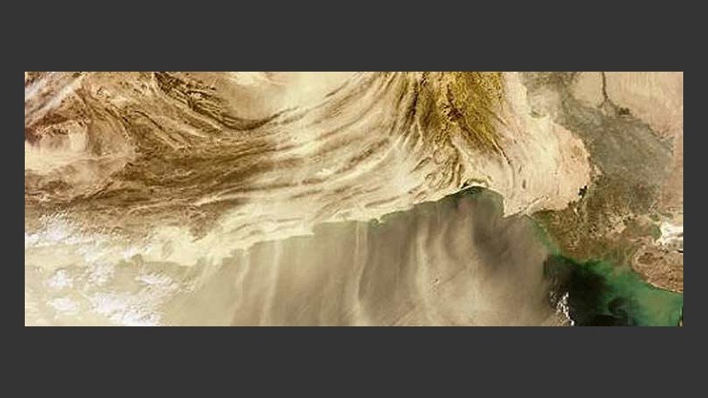 Una tormenta de arena en Pakistan.