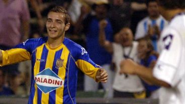 Marco Ruben grita uno de los suyos en la tarde-noche del viernes (FotoBaires).