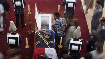 El velatorio era abierto al público (EFE).